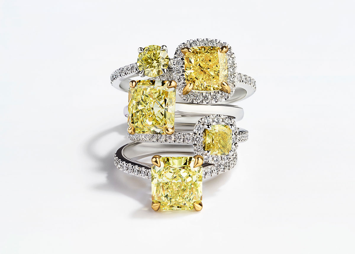 Bucherer setzt mit gelben Diamanten gezielt auf die Pantone Trendfarbe "Illuminating Yellow".