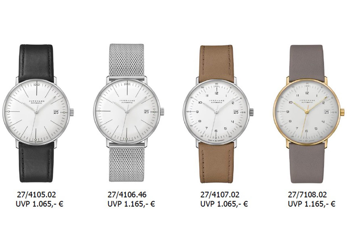 In der Größe und Gestalt des Originals – mit der Ausstattung von heute: In der neuen max bill Kleine Automatic von Junghans spiegeln sich sechs Jahrzehnte großartigen Uhrendesigns wider.