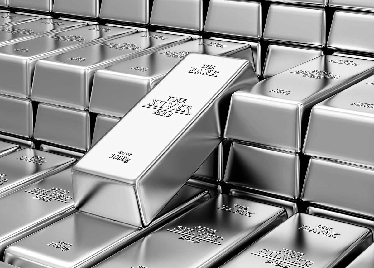 Der Silberpreis stieg auf ein Acht-Jahres-Hoch. (Credit: Rashevskyi Viacheslav / Shutterstock.com)
