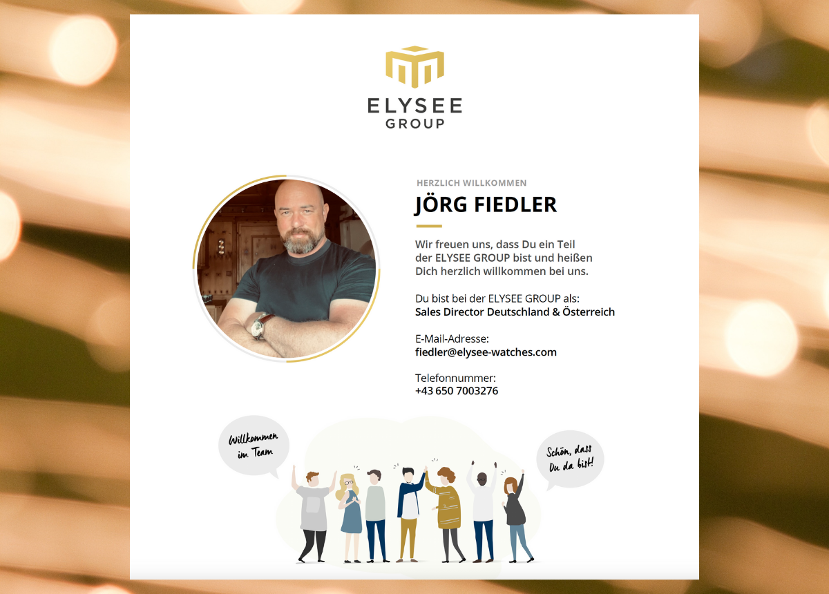 Als neuer Sales Director DACH der Elysee Group wird Jörg Fiedler seinen Weg fortsetzen.