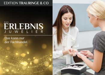 Nur der Fachhandel erkennt passgenau die Bedürfnisse, die Konsumenten beim Kauf von Trauringen haben.