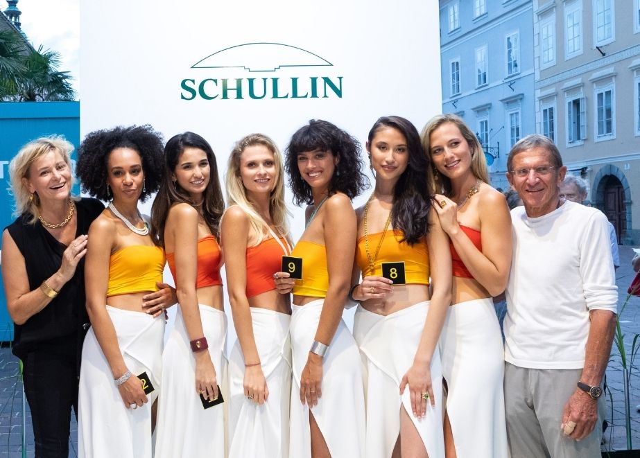 Beim Eröffnungsabend von Schullin wurde auch die neue Schmuck-Kollektion "Sunrise" präsentiert.