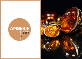 Schmuck aus Bernstein – auf der AMBERIF SPRING vom 22. bis 24. März 2022 können sich Fachbesucher online und offline austauschen.