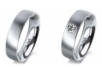 Platin ist bei Trauringen gefragt