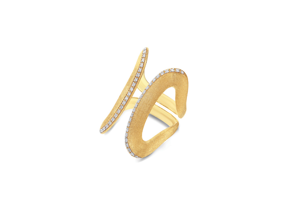Ring "Libera" aus 18 Karat Gold mit Brillanten. © Nanis