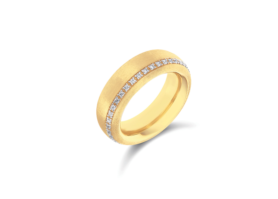 Ring "Libera Icon" aus 18 Karat Gold mit Brillanten. © Nanis