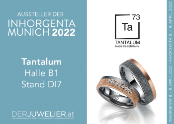 Inhorgenta Munich Aussteller: Tantalum Trauringe
