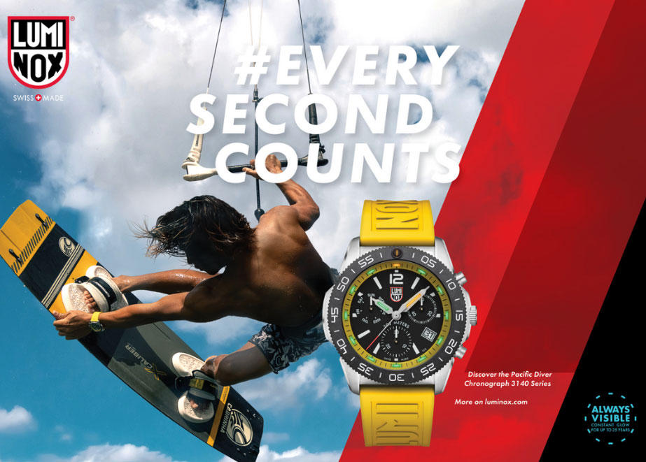 "Every Second Counts" – das Motto der Luminox-Uhren gewinnt bei der Zeitmessung für Tauchern noch einmal an Bedeutung. © Luminox