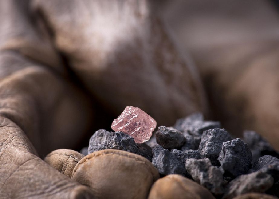Die bisher ergiebigste Quelle für Diamanten in verschiedenen Schattierungen von Rot und Pink war die Argyle-Mine in Australien. Sie war 37 Jahre in Betrieb und wurde Ende 2020 geschlossen. © Rio Tinto