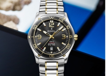 Ebel 1911 Marine Bicolor Schwarz/ Gelbgold © EBEL