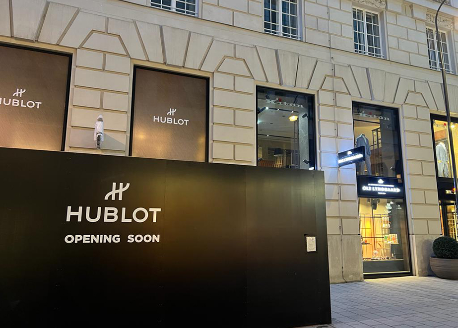 Hublot Boutique Wien Baustelle