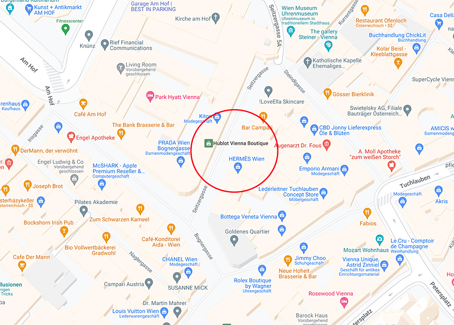 Hublot Boutique Wien Google Maps