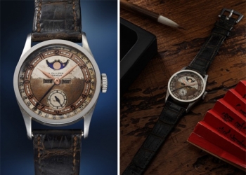 Die Patek Philippe Referenz 96 mit dreifachem Datum und Mondphase wurde 1937 eingeführt. © Phillips