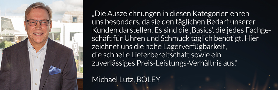 Boley_Michael_Lutz_Zitat_DIE_BESTEN_2023_Lieferanten_Ersatzteile_Uhren_Schmuck
