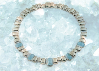 Aquamarin für Piazza-Pieces von Al Coro