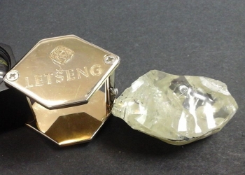 Gelber Diamant mit über 160 Carat in Lesotho gefunden