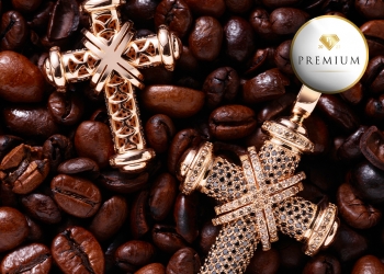 Leo_Wittwer_Premium_Kreuz_Anhänger_Cross_Schwarze_Braune_Diamanten