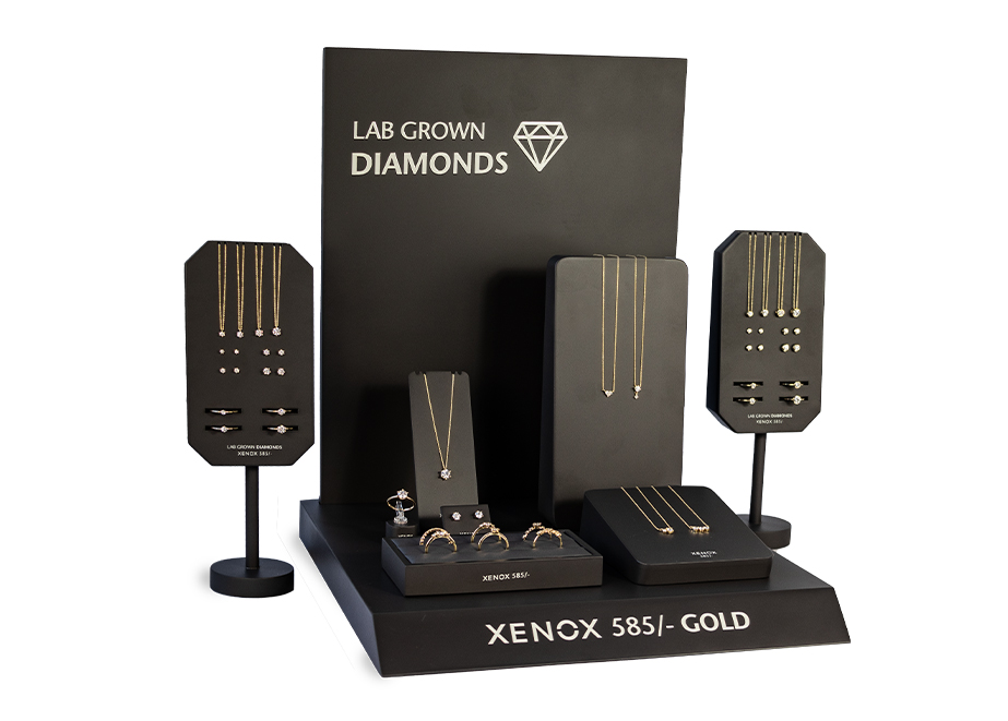 Xenox Lab Grown Diamonds Display