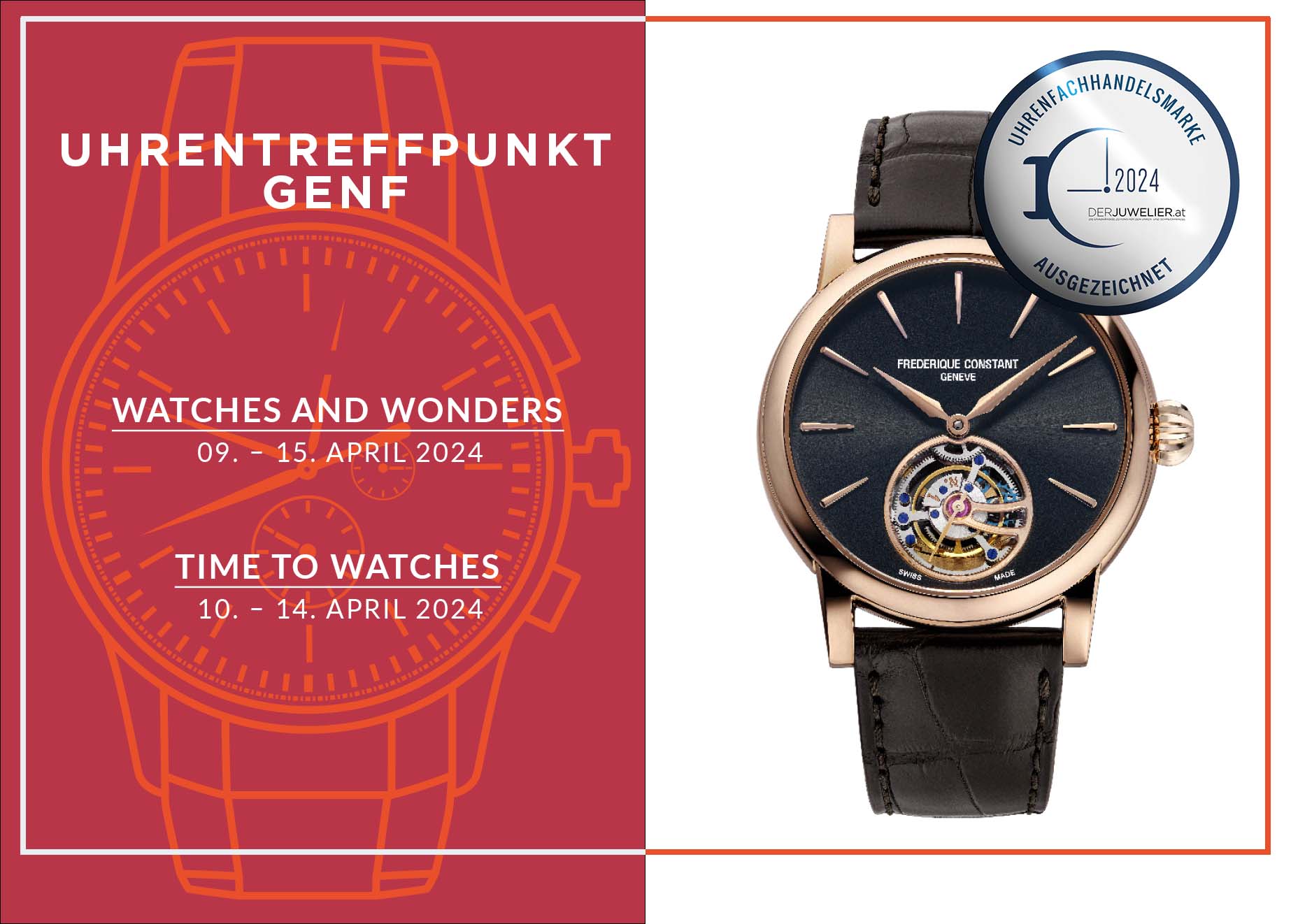 DJ_Frederique Constant Watches and Wonders 2024