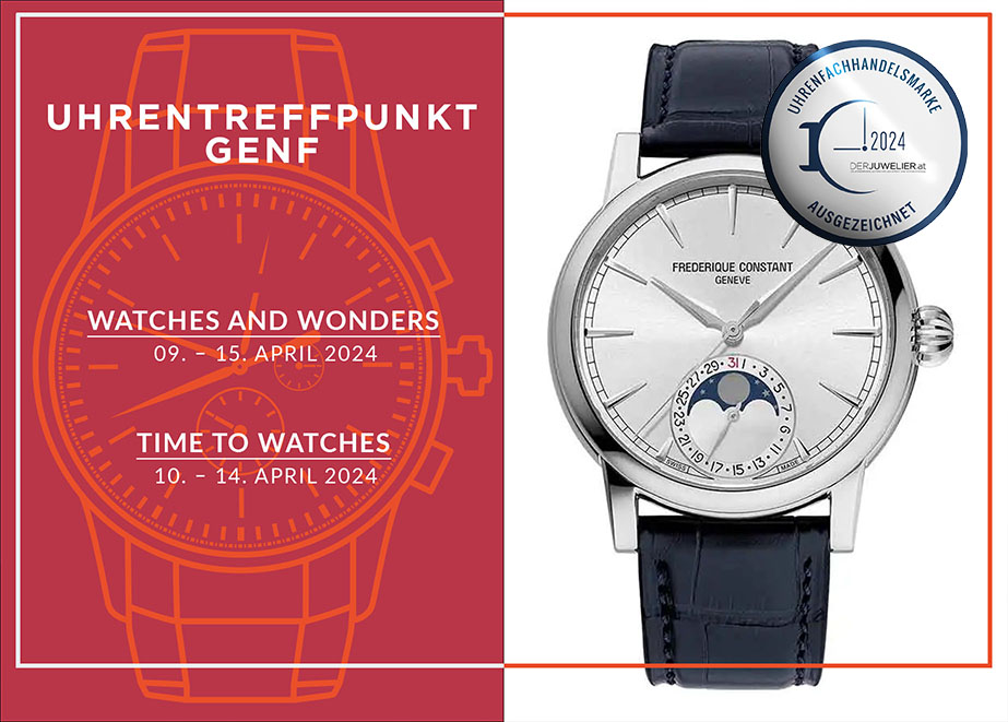Frederique Constant Watches and Wonders Uhrenfachhandelsmarke