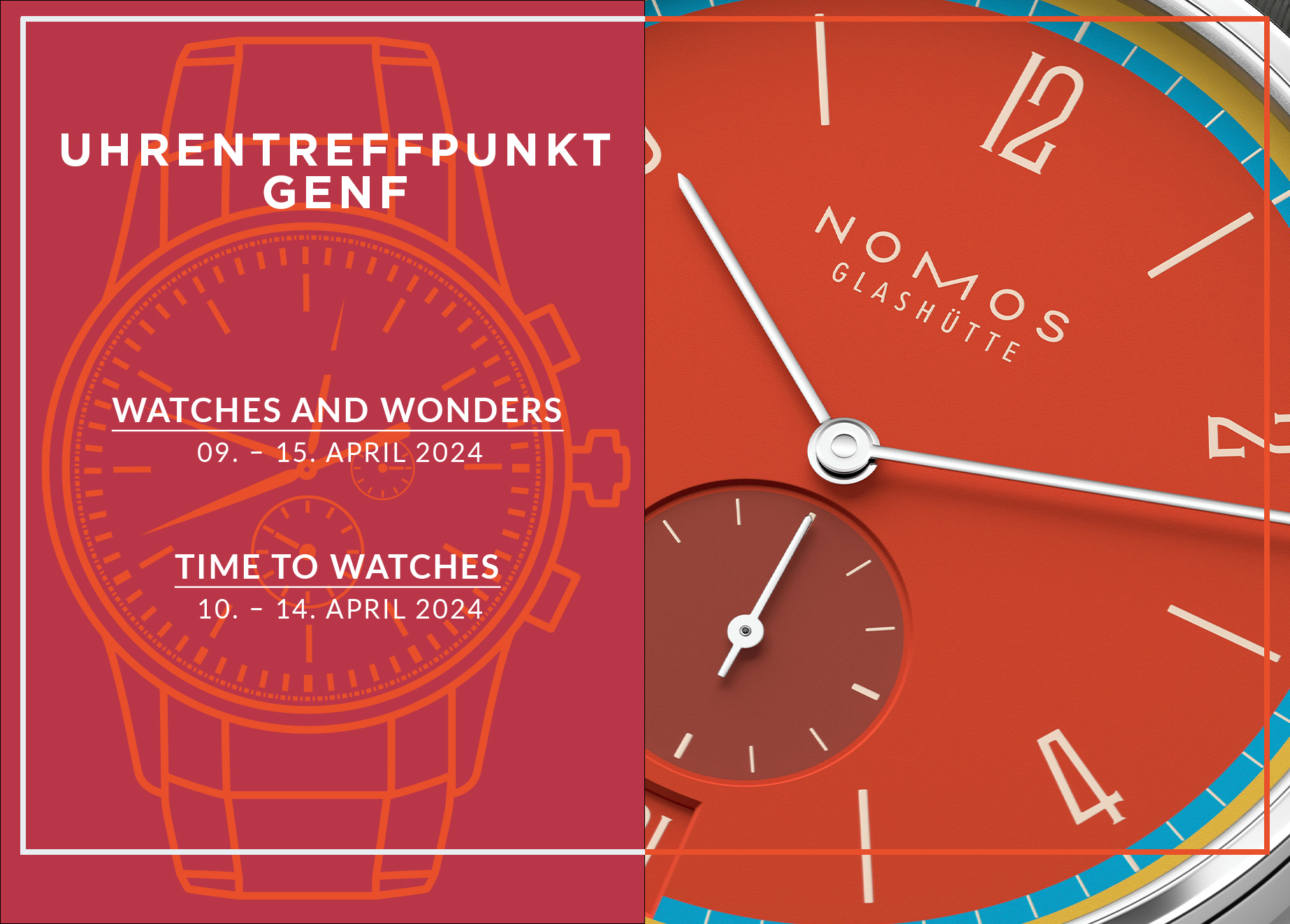 NOMOS Glashütte Watches and WoNOMOS Glashütte Watches and Wonders 2024 Tangentanders 2024 Tangenta