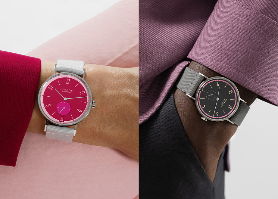 NOMOS Glashütte Watches and Wonders Tangente pink und schwarz