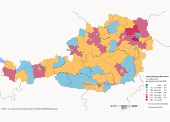 Österreich ist größter Gewinner: Kaufkraft 2024 im deutschsprachigen Raum