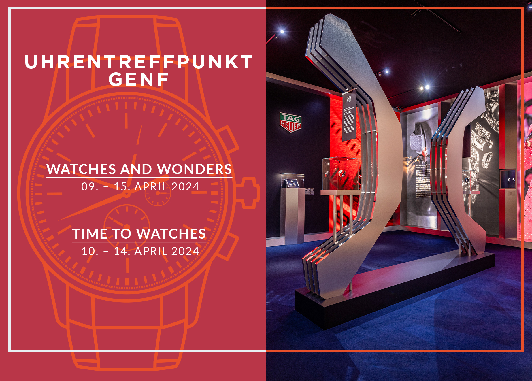 TAG Heuer Watches and Wonders 2024 Messestand DJ