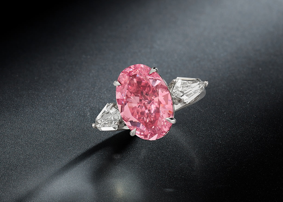 Phillips Auktion rosafarbener Diamant Genf Mai 2024