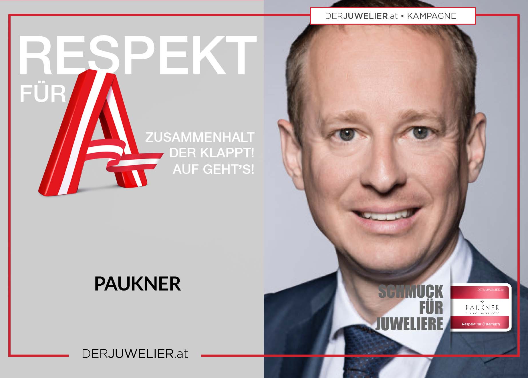 Paukner Auf Gehts Respekt für Österreich