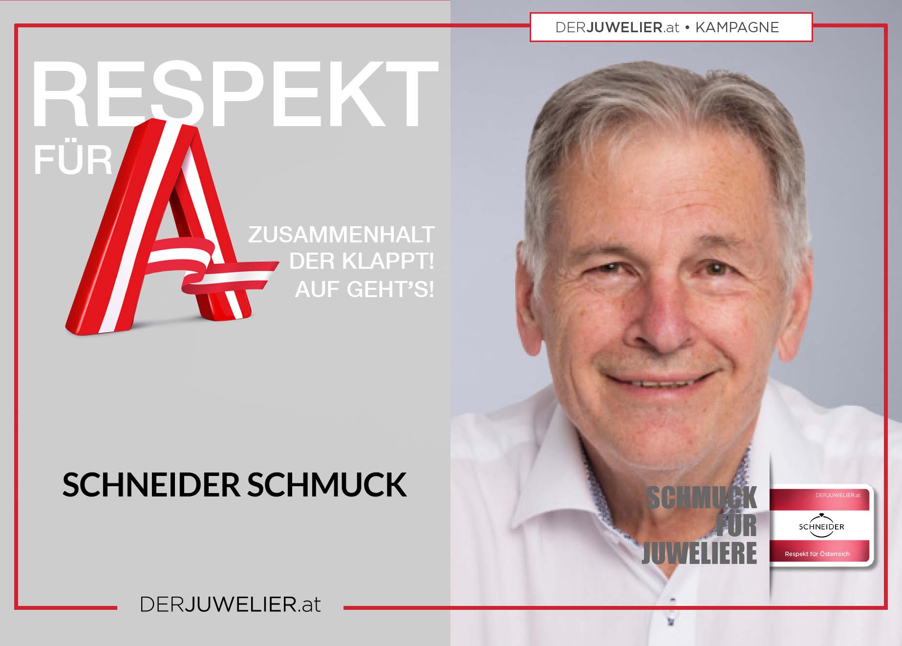 Schneider Schmuck Respekt für Österreich