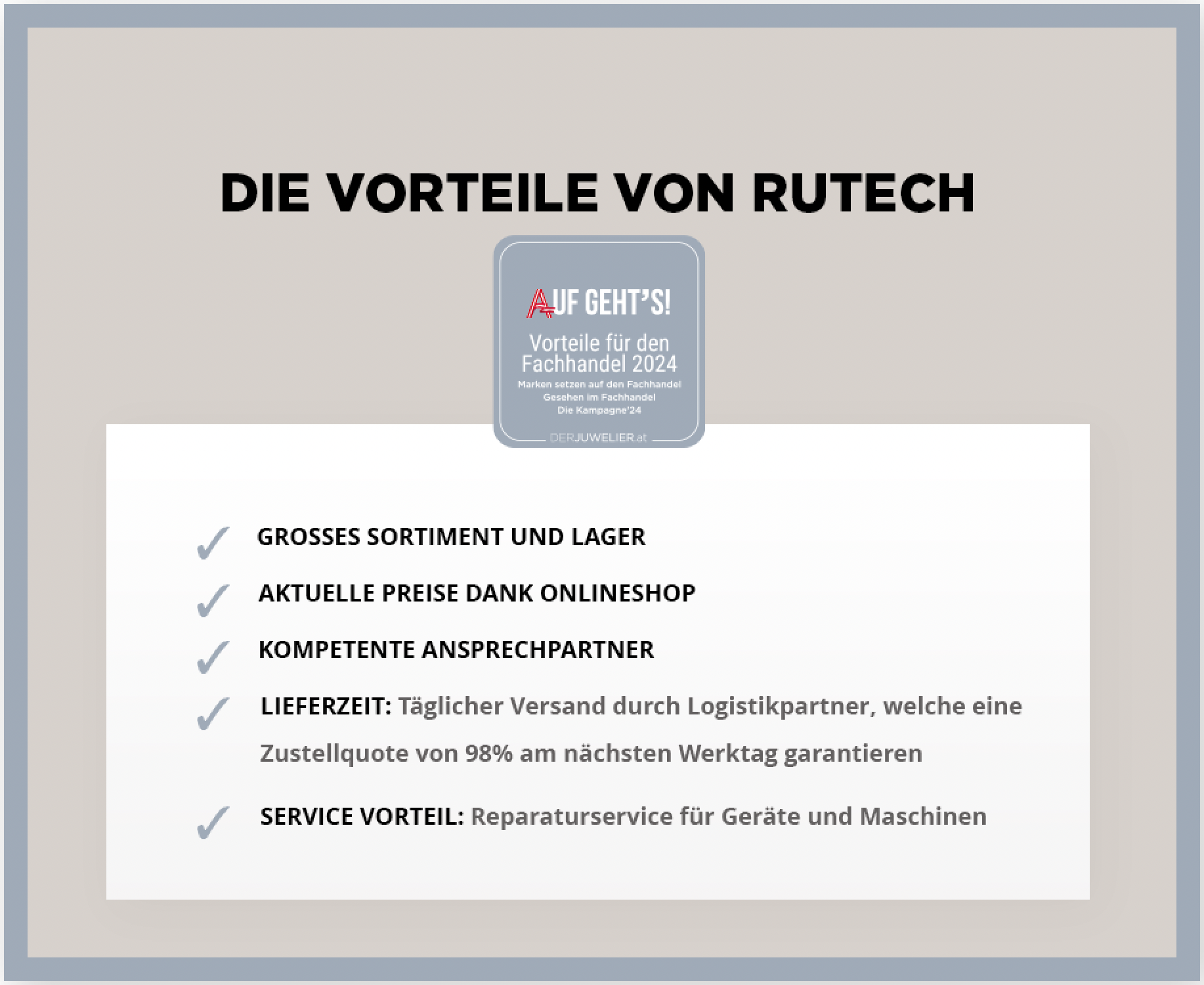 RuTech Vorteile für den Fachhandel Österreich