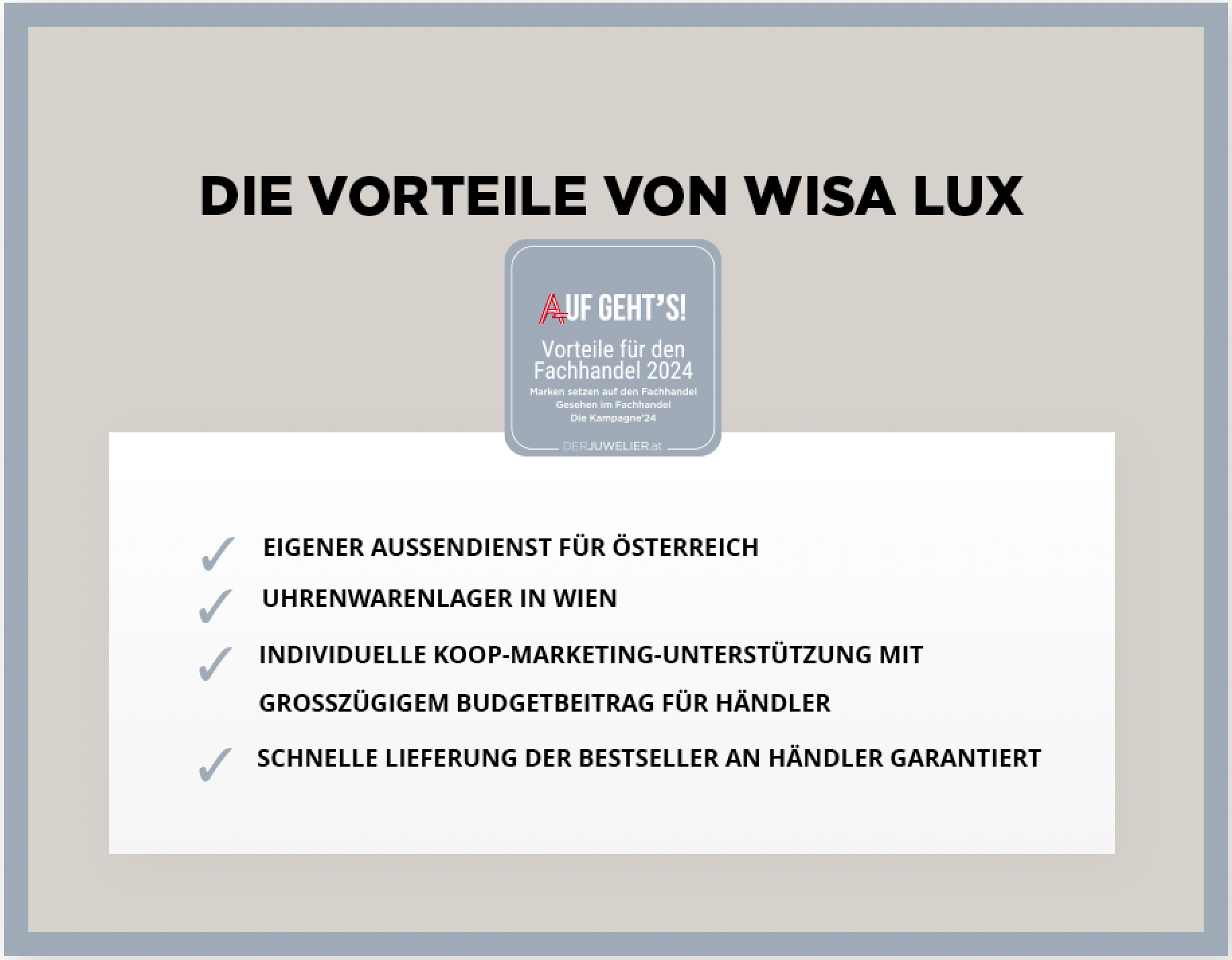 WISA LUX Vorteile für den Fachhandel