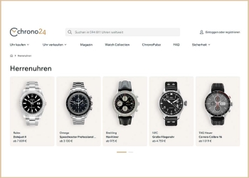 Chrono24 erhöht Preise für B2B Partner Konditionen Einstellgebühr