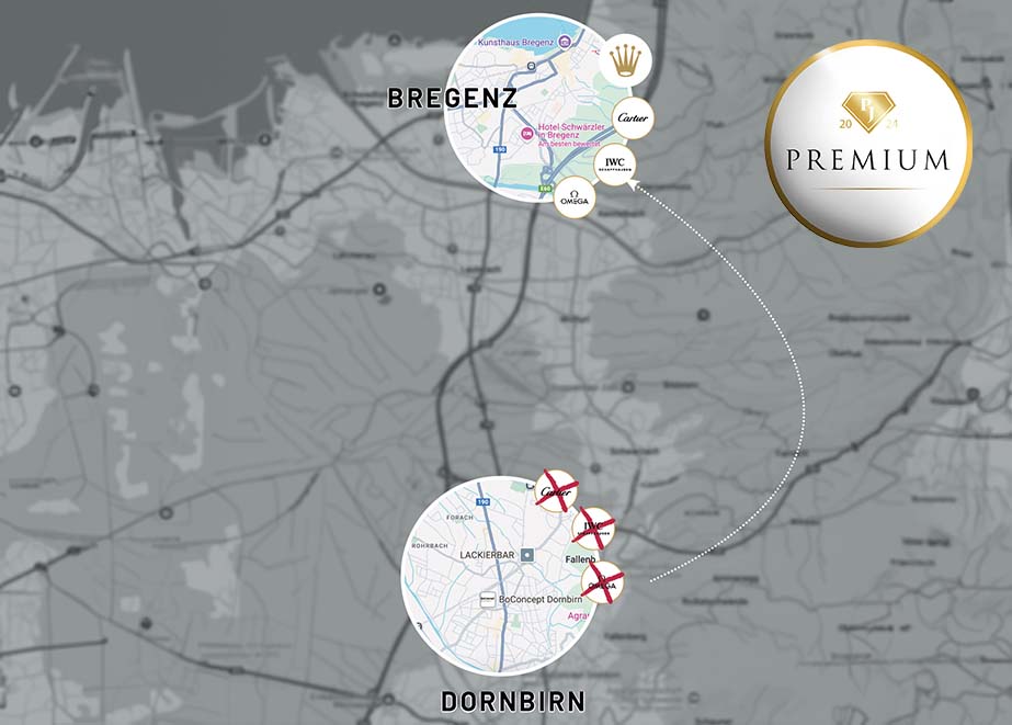 Luxusmarkt Österreich Metropole vs K