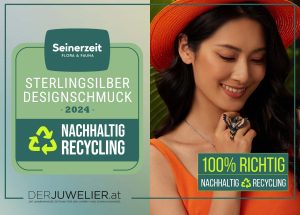 Seinerzeit Flora Fauna Recycling Silberschmuck Nachhaltig 100% Richtig