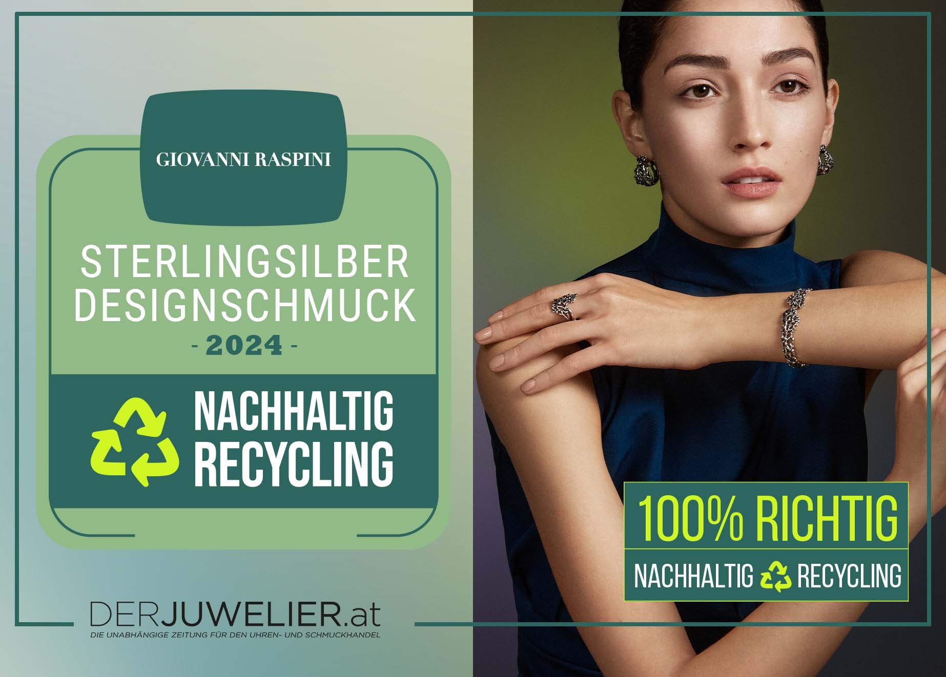 Giovanni Raspini Silberschmuck Nachhaltig Recycling