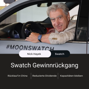 Swatch Gewinn Rückgang