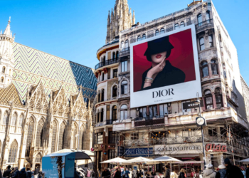 Wien Graben Dior Plakat