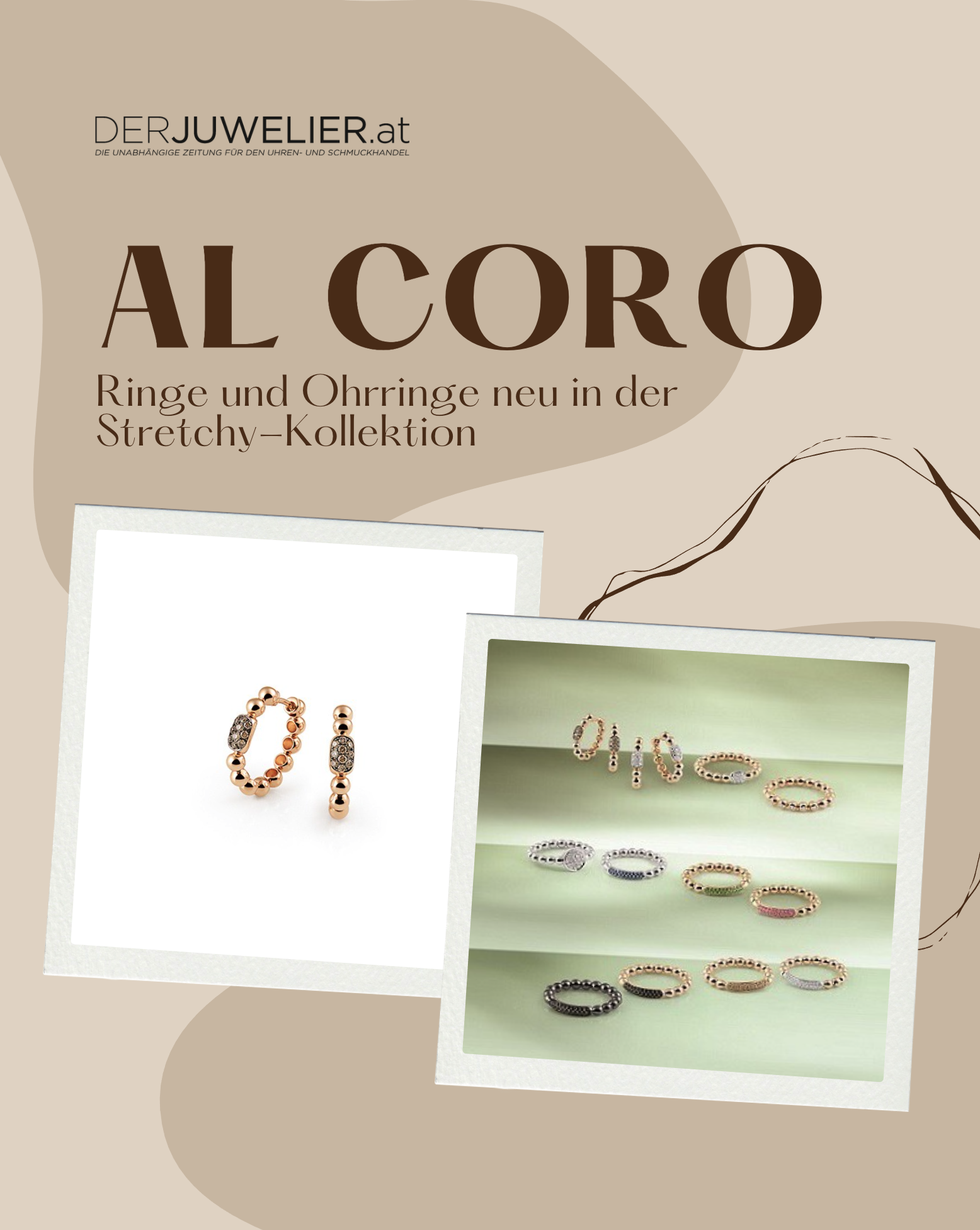 Al Coro Stretchy Ringe Ohrringe DJ