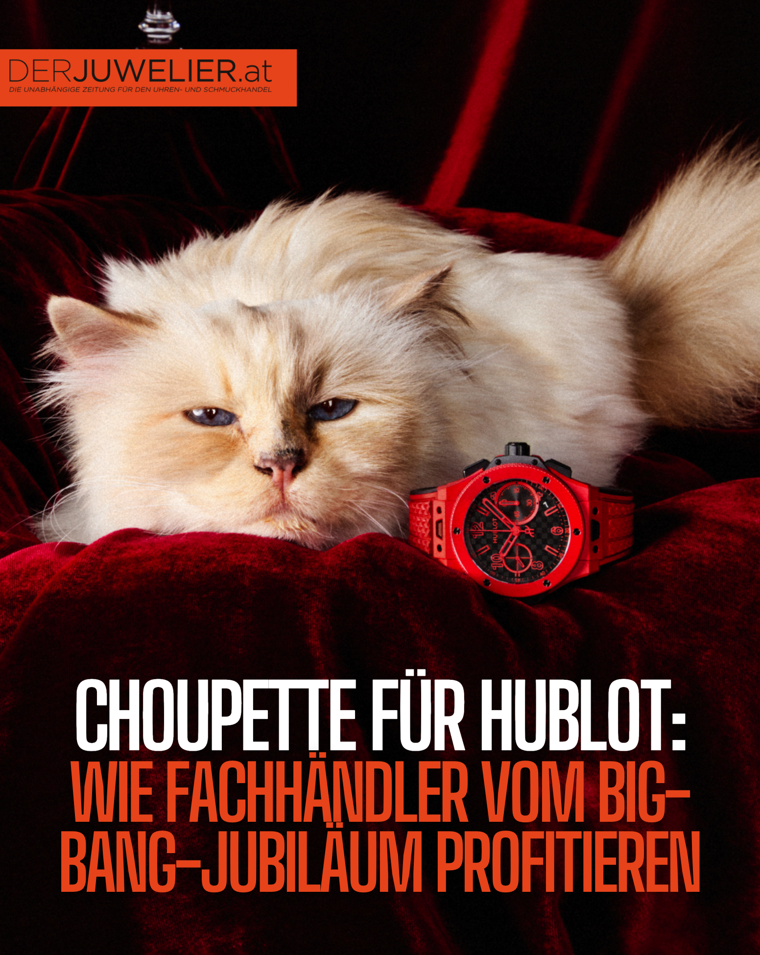 Choupette X Hublot Kampagne Big Bang DJ
