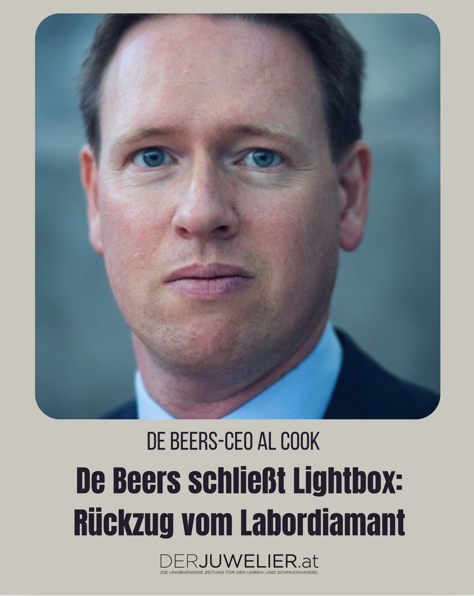 DJ De Beers CEO Al Cook Lightbox