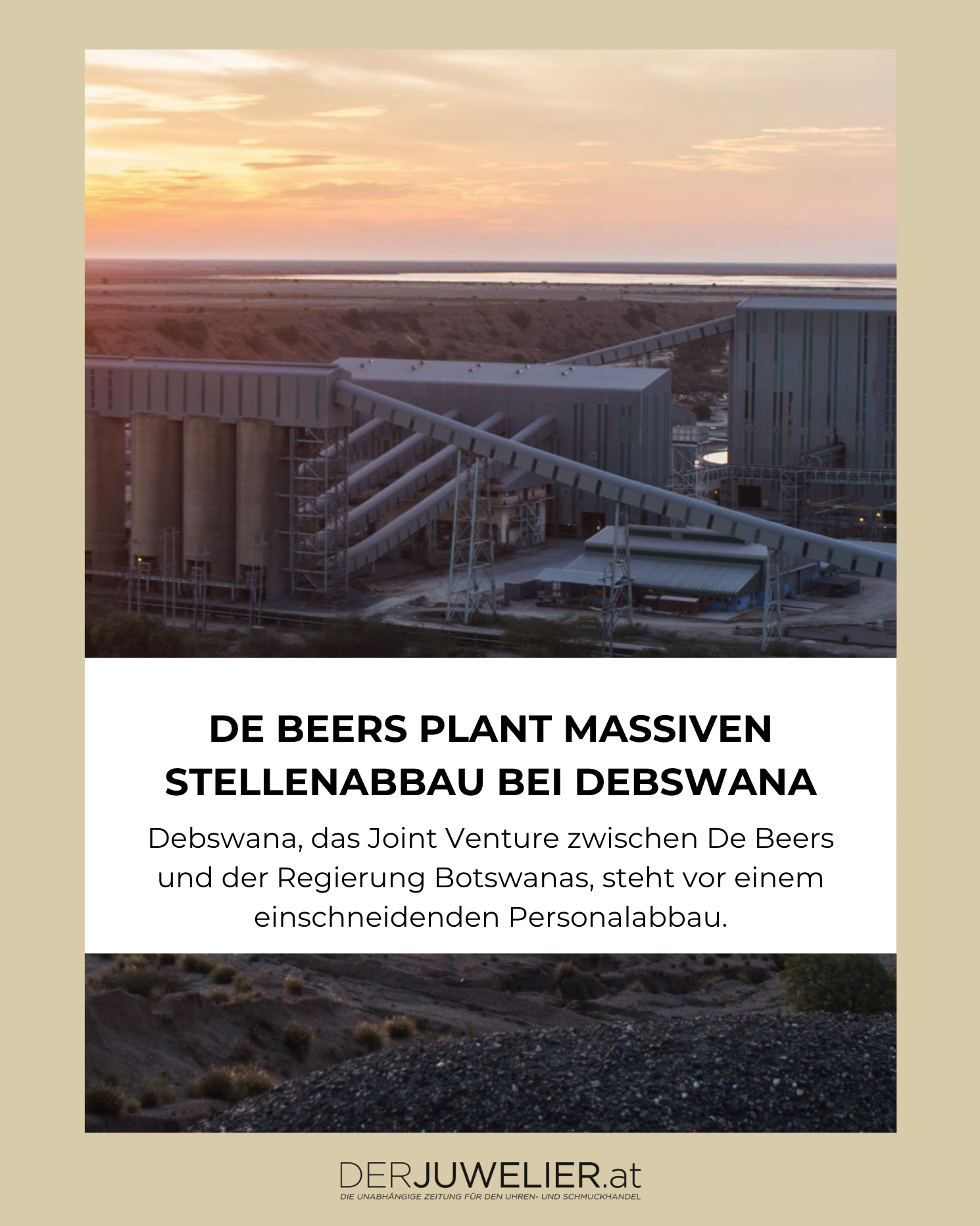 DJ De Beers Stellenabbau bei Debswana