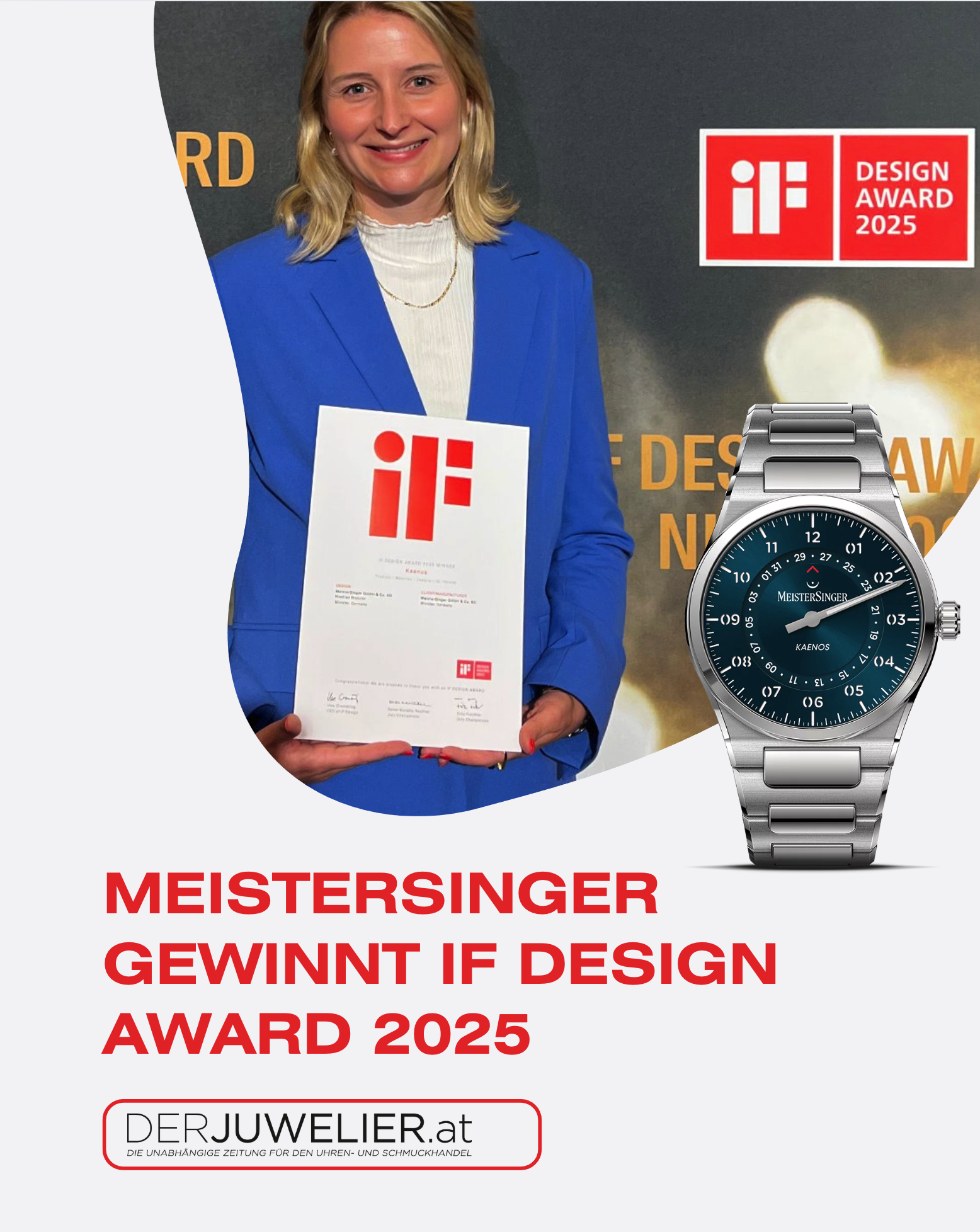 DJ MeisterSinger Kaenos iF Design Award 2025