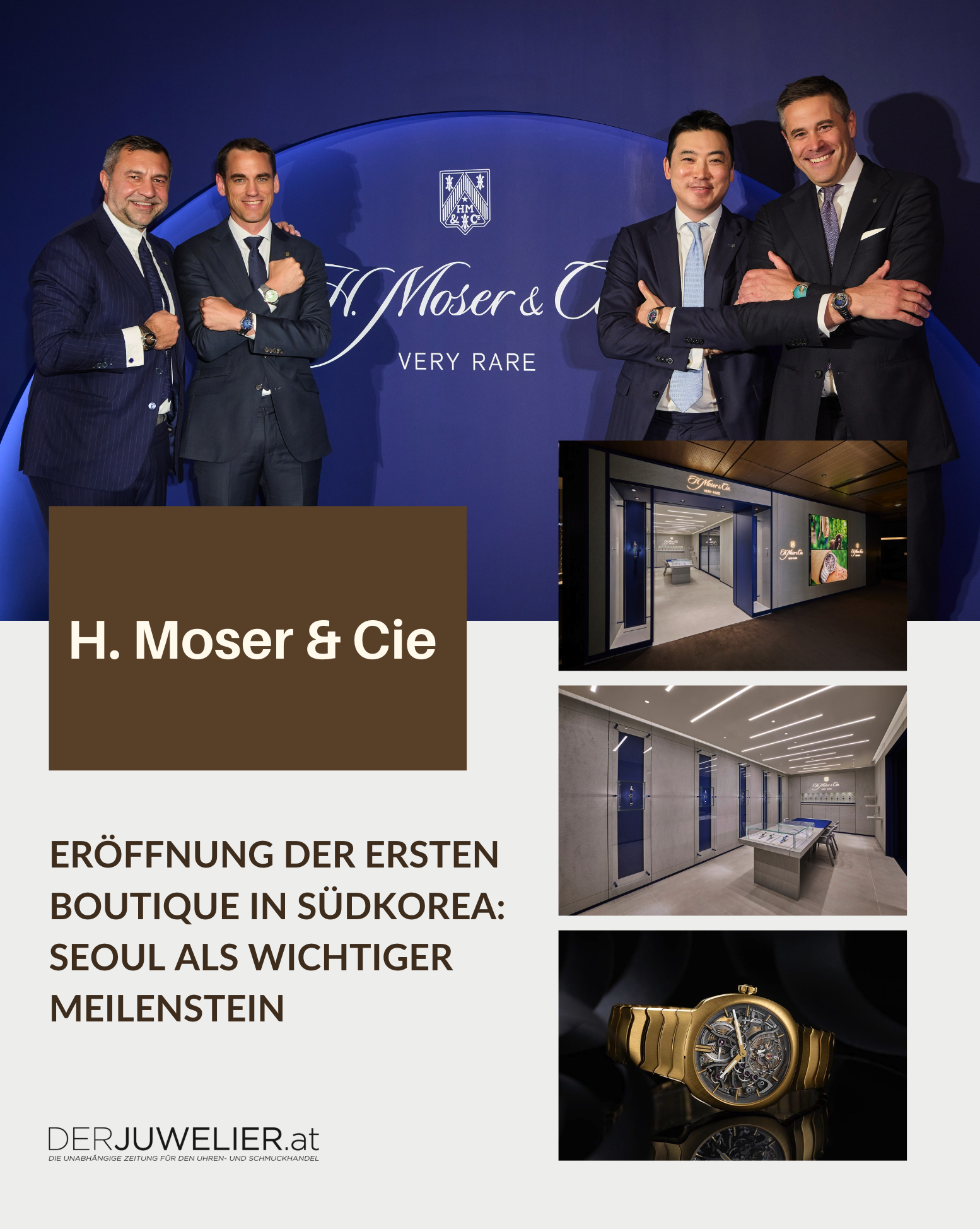 H. Moser & Cie Boutique Korea DJ