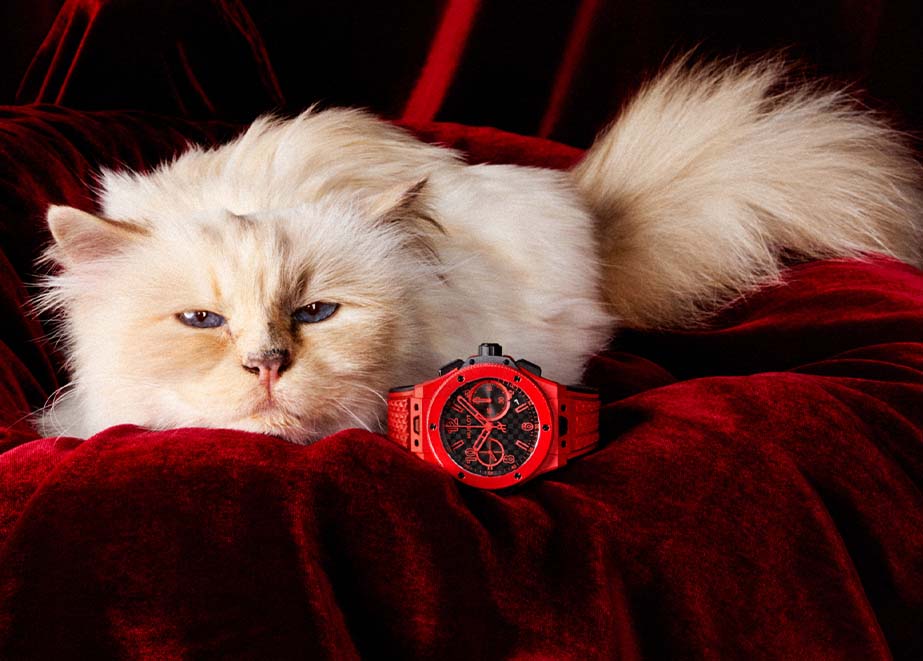 Hublot Choupette Kampagne Big Bang 2025 Social Media