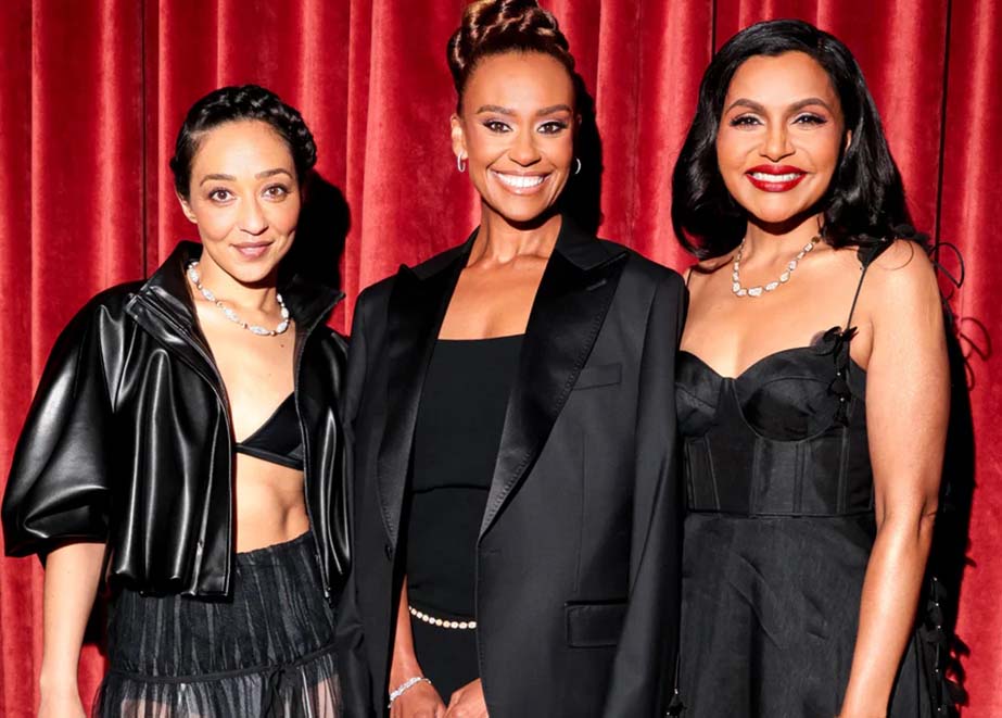 Marco Bicego Ruth Negga, Ryan Michelle Bathe and Mindy Kaling