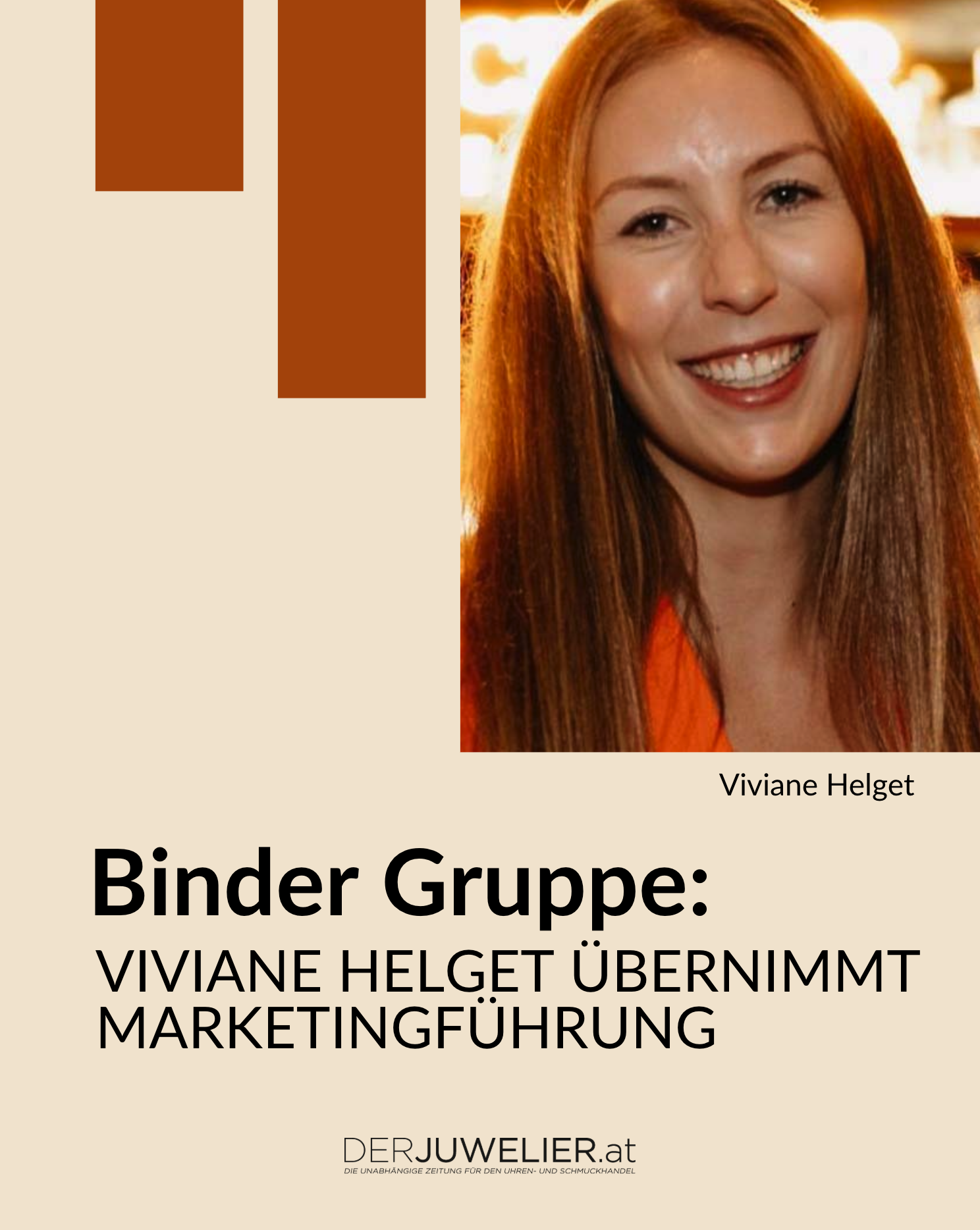 Viviane Helget Head of Marketing Binder Gruppe DJ