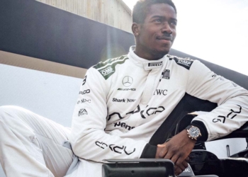 IWC Schaffhausen F1 The Movie Pilot's Watch Damson Idris