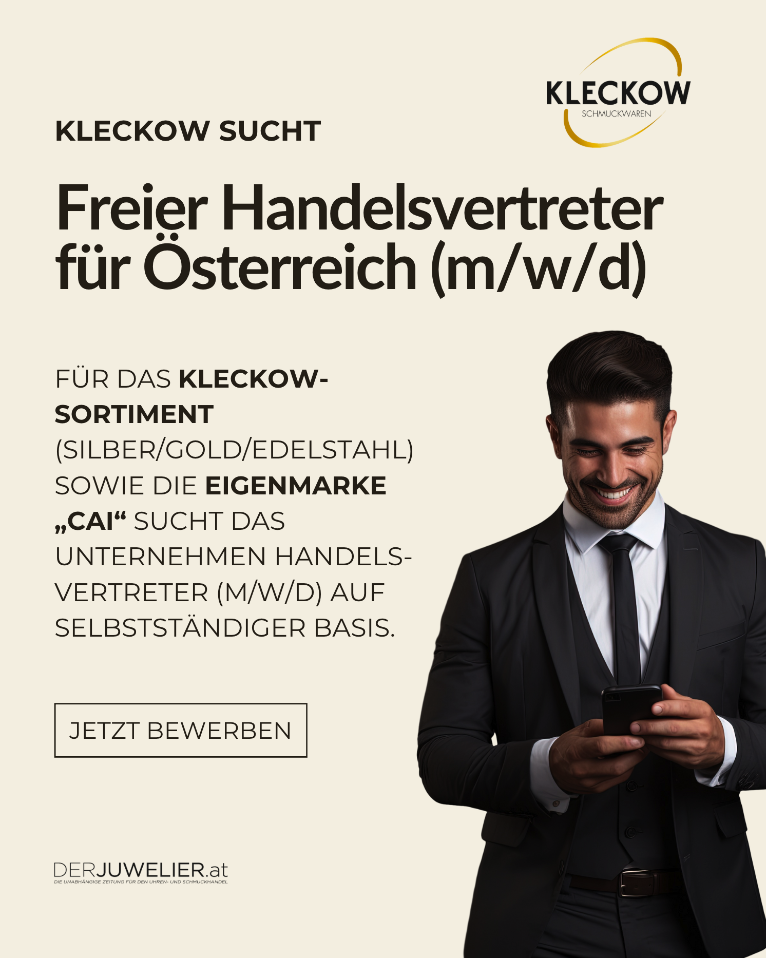 DJ Kleckow Cai Freier Handelsvertreter Österreich Job